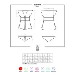 Amanda Sexy Babydoll Met Korset En Rijgveters - Zwart 9 Amanda Sexy Babydoll Met Korset En Rijgveters - Zwart -Verzorging Winkel Amanda Sexy Babydoll met Korset en Rijgveters Zwart 5