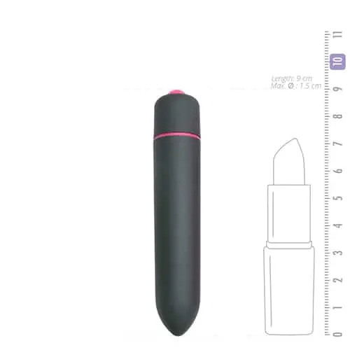 Bullet Mini Vibrator Met 10 Standen - Zwart 2 Bullet Mini Vibrator Met 10 Standen - Zwart - Afbeelding 2