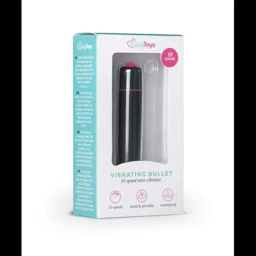 Bullet Mini Vibrator Met 10 Standen - Zwart 3 Bullet Mini Vibrator Met 10 Standen - Zwart - Afbeelding 3