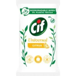 CIF Universal Schoonmaakdoekjes Citrus
