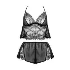 Clementine Shortama Setje - Zwart 10 Clementine Shortama Setje - Zwart -Verzorging Winkel Clementine Shortama setje Zwart 5