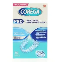 Corega Tabs Beugels &amp; Bitjes Dagelijkse Reiniger Schoon &amp; Fris