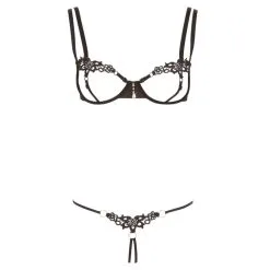 Dafne Stoute Minimalistische Lingerie Set Met Details - Zwart -Verzorging Winkel Dafne Stoute Minimalistische Lingerie Set met Details Zwart 3