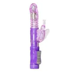 EasyToys Stotende Butterfly Vibrator - Paars