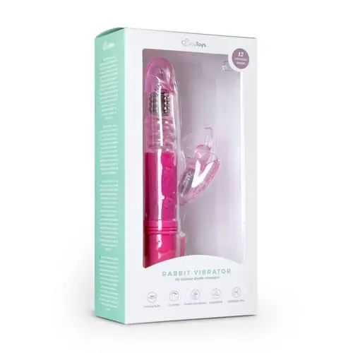 EasyToys Stotende Butterfly Vibrator - Roze 5 EasyToys Stotende Butterfly Vibrator - Roze - Afbeelding 5
