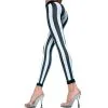 Gestreepte Legging - Zwart-Wit