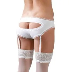 Gewaagd Schoolmeisje Kostuum - Wit -Verzorging Winkel Gewaagd Schoolmeisje Kostuum Wit 6