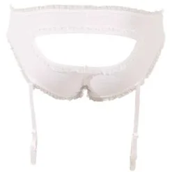 Gewaagd Schoolmeisje Kostuum - Wit -Verzorging Winkel Gewaagd Schoolmeisje Kostuum Wit 9