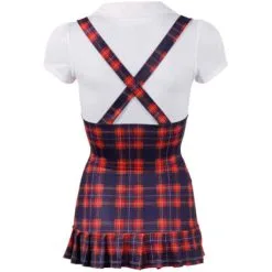 Gewillig Schoolmeisje Kostuum - Wit -Verzorging Winkel Gewillig Schoolmeisje Kostuum Wit 8