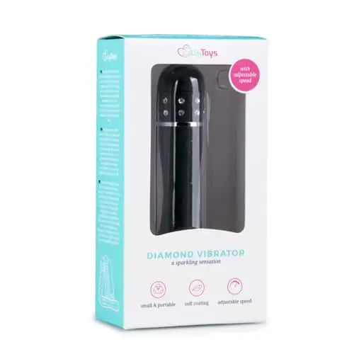 Mini Vibrator Gelinieerd - Zwart 4 Mini Vibrator Gelinieerd - Zwart - Afbeelding 4