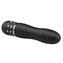 Mini Vibrator Geribbeld - Zwart -Verzorging Winkel Mini Vibrator Geribbeld Zwart 4