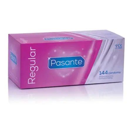 Pasante Regular Condooms Voordeelverpakking 144st 1 Pasante Regular Condooms Voordeelverpakking 144st