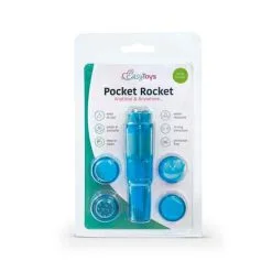 Pocket Rocket Mini Vibrator - Blauw -Verzorging Winkel Pocket Rocket Mini Vibrator Blauw 6