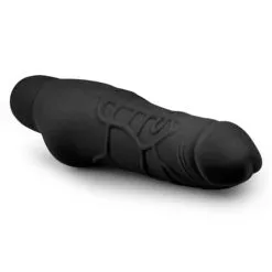 Realistische Vibrator Van Siliconen - Zwart -Verzorging Winkel Realistische Vibrator van Siliconen Zwart 3