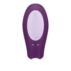 Satisfyer Double Joy Koppel Vibrator Met App - Paars -Verzorging Winkel Satisfyer Double Joy Koppel Vibrator met App Paars 4