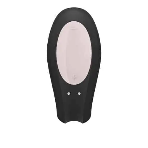 Satisfyer Double Joy Koppel Vibrator Met App - Zwart 4 Satisfyer Double Joy Koppel Vibrator Met App - Zwart - Afbeelding 4