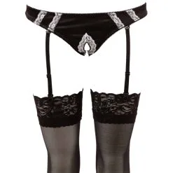 Sexy Room Service Outfit - Zwart-Wit -Verzorging Winkel Sexy Room Service Outfit Zwart Wit 6