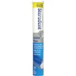 Steradent Reinigingstabletten Active Plus 30 Tabletten