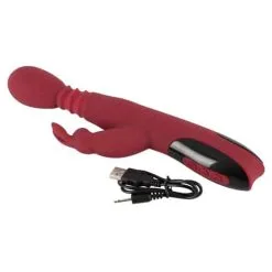 Stotende, Roterende &amp; Verwarmende Rabbit Vibrator -Verzorging Winkel Stotende Roterende Verwarmende Rabbit Vibrator 4