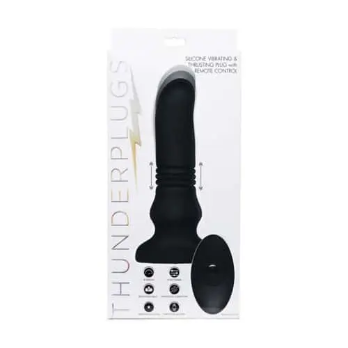 Thunderplug Stotende & Vibrerende Anale Vibrator - Zwart 5 Thunderplug Stotende & Vibrerende Anale Vibrator - Zwart - Afbeelding 5
